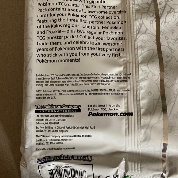 Pokémon TCG Special Edition Booster pack. 2 booster packs 3 jumbo cards 💧🔥🌲 - Picture 4 of 5